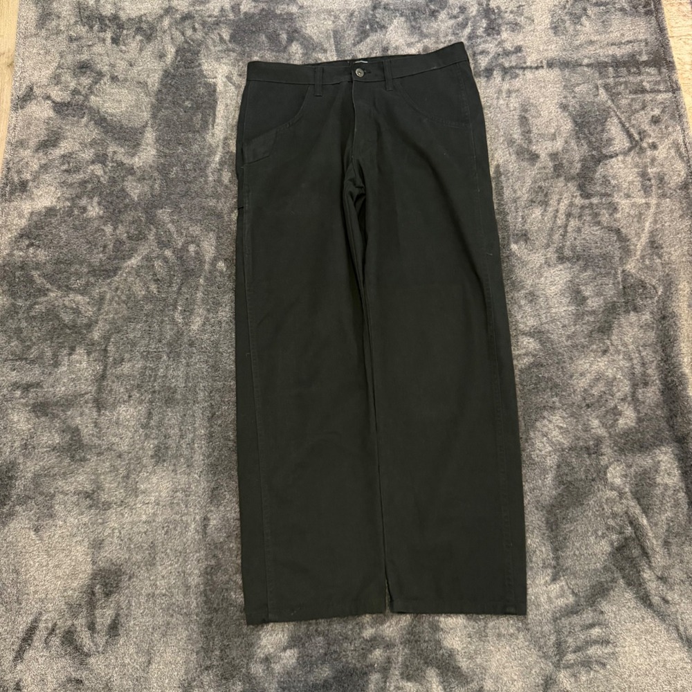 Wrangler Workwear Mens Black Straight Leg Utility Carpenter Pants 34x30